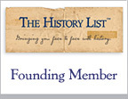 Historic events, sites, exhibits, programs, reenactments and more are on The History List