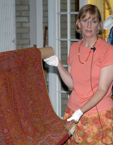 Lynne Bassett, textile and costume historian and independent scholar