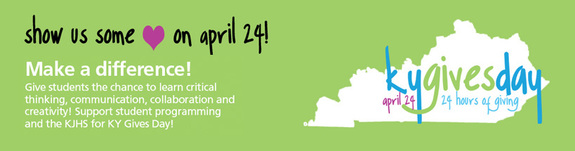Support KJHS on KY Gives Day!
