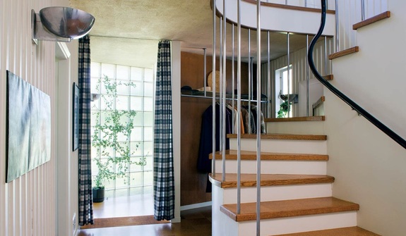 First floor hallway of Gropius House in Lincoln, Massachusetts